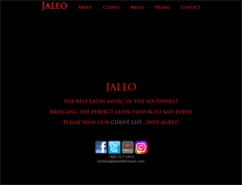 Tablet Screenshot of jaleolatinmusic.com
